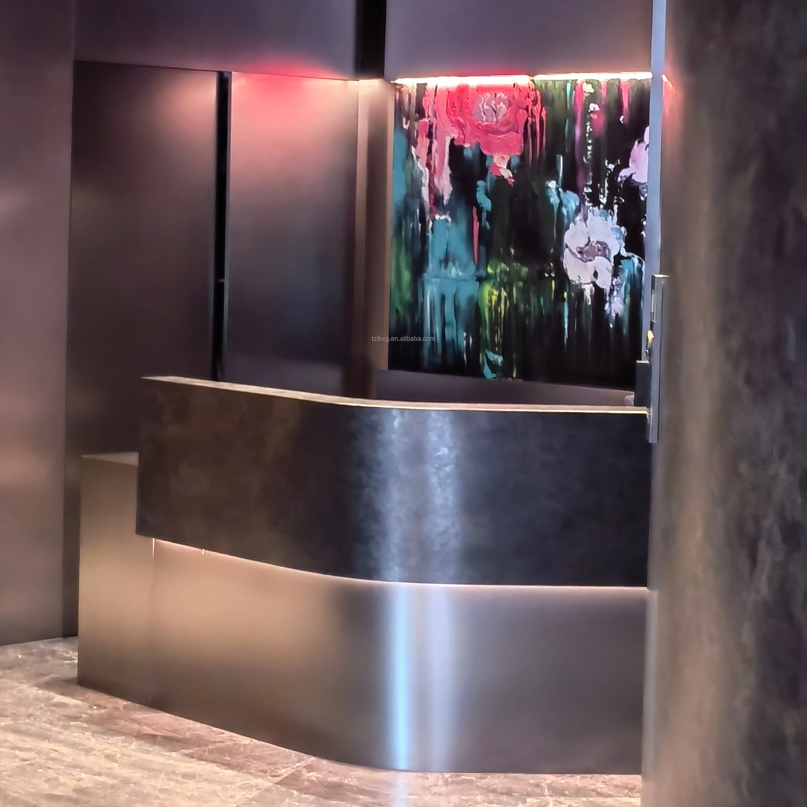 TZL Stainless Steel Background Wall Decorative Board For Interior Decor Boards  KTV Ceiling Hotel Clubhouse Background Wall