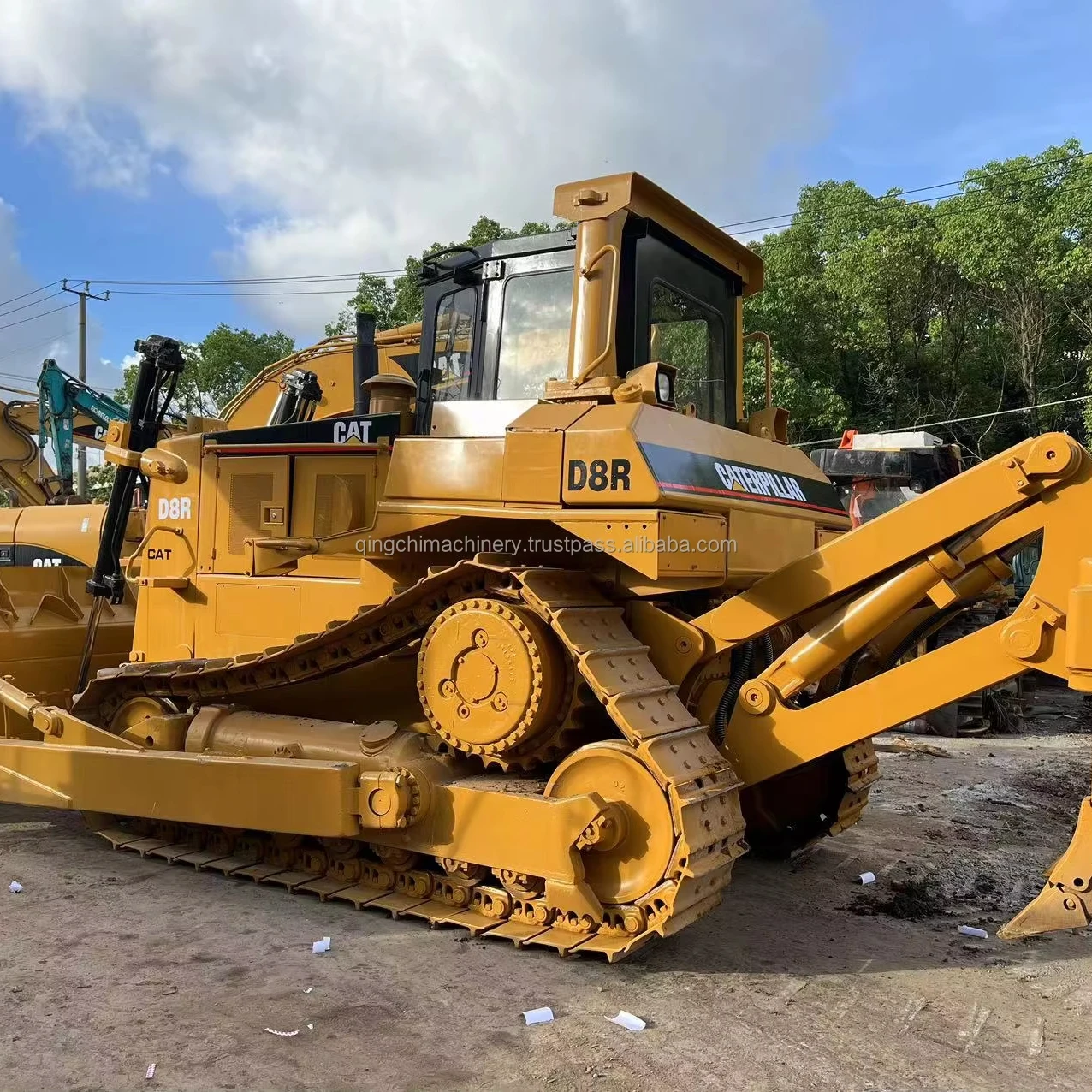 Used bulldozer, Caterpillar D8R,original Japan, Industrial Crawler Dozer D8R Bulldozer, D8R Crawler Bulldozer