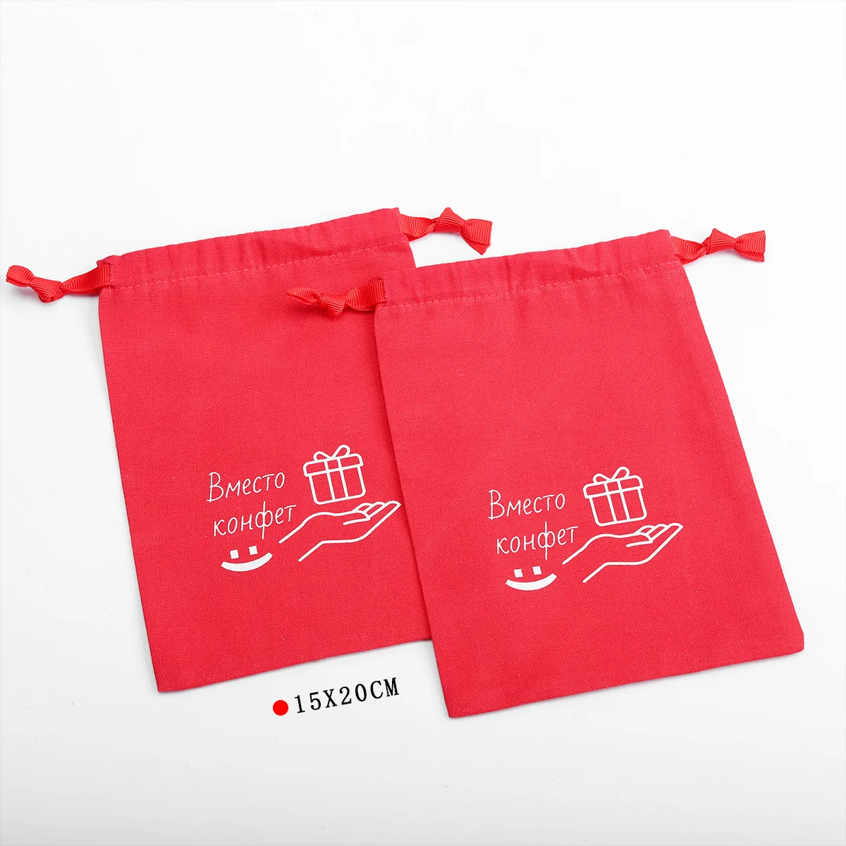 Reusable  Custom Logo  Cotton Linen Drawstring Pouch Bulk Clothes Cosmetic Dust Gift Bags Wedding Packaging Jewelry Bag