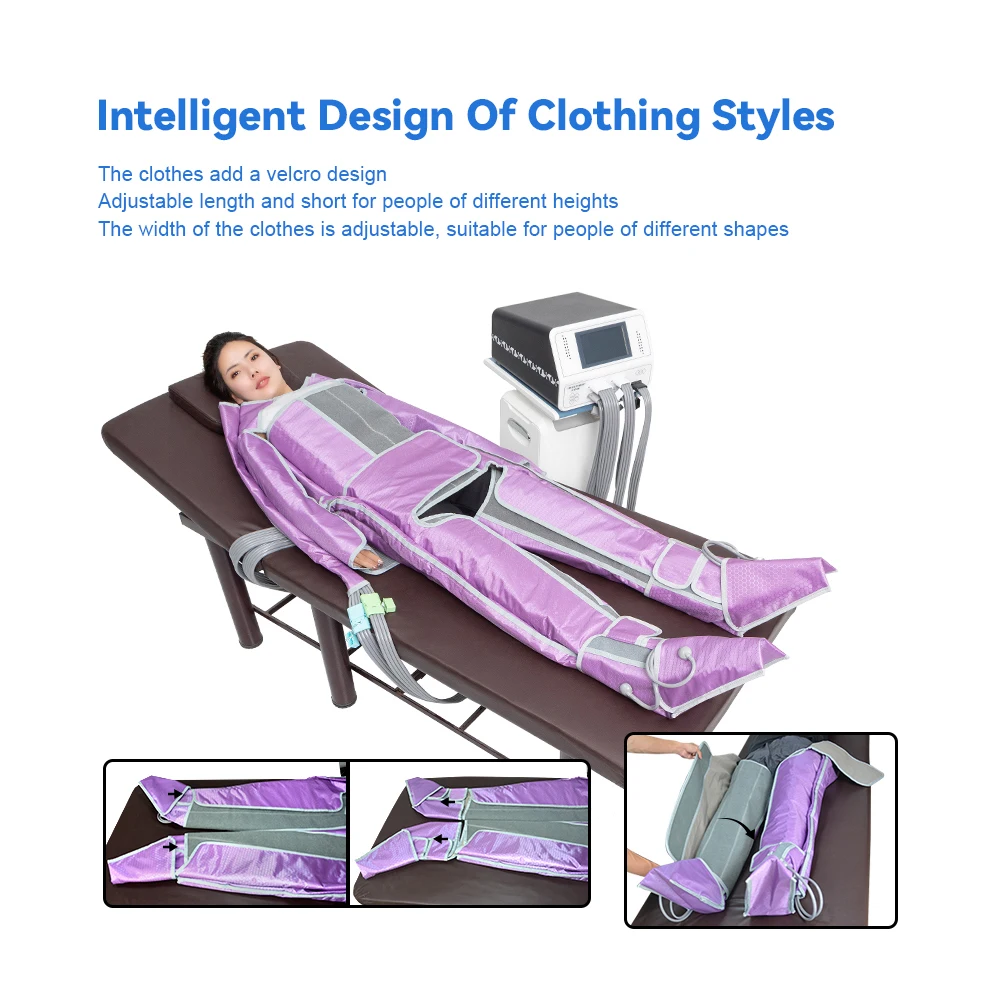 44 Airbags Pressotherapy Lymph Drainage Massage Body Lymphatic & Circulation Machine for Slimming massager B-8350