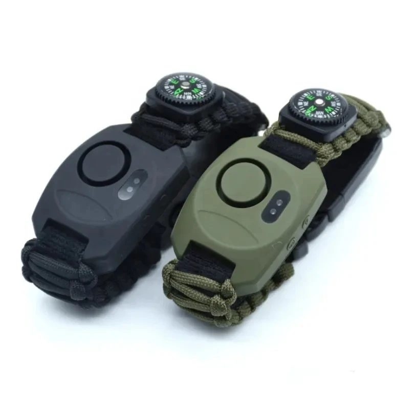 Outdoor travel wrist alarm climbing distress alarm umbrella rope alarm couple anti-wolf device