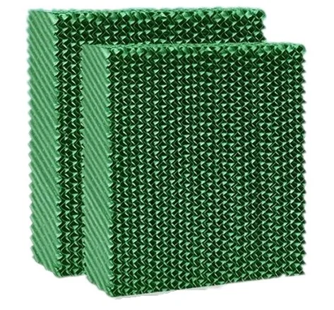 
7090, воздушный охладитель зеленого цвета, сотовая целлюлоза, Испарительный охлаждающий коврик для теплиц/птицы/промышленности 