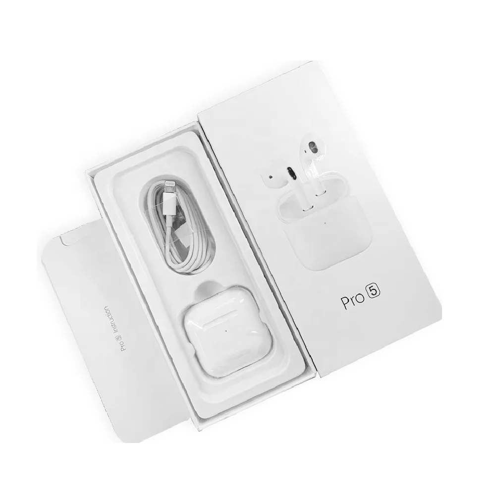 Беспроводные наушники-вкладыши Air Pro5, гарнитура для режима «свободные руки», Спортивная гарнитура 5,0 Air Pro5s с чипами Realtex