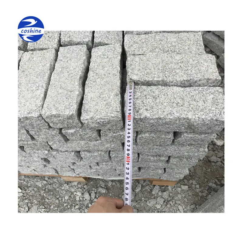 Light Grey Granite Driveway Edging Natural Road Side Stone