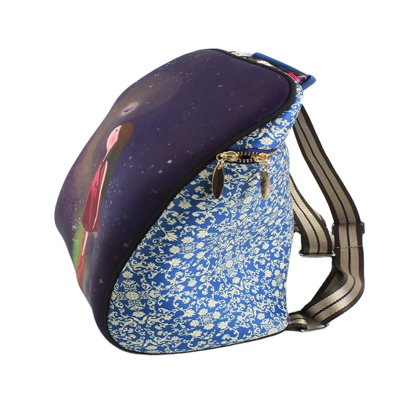 New design children backpack neoprene waterproof kids school bag