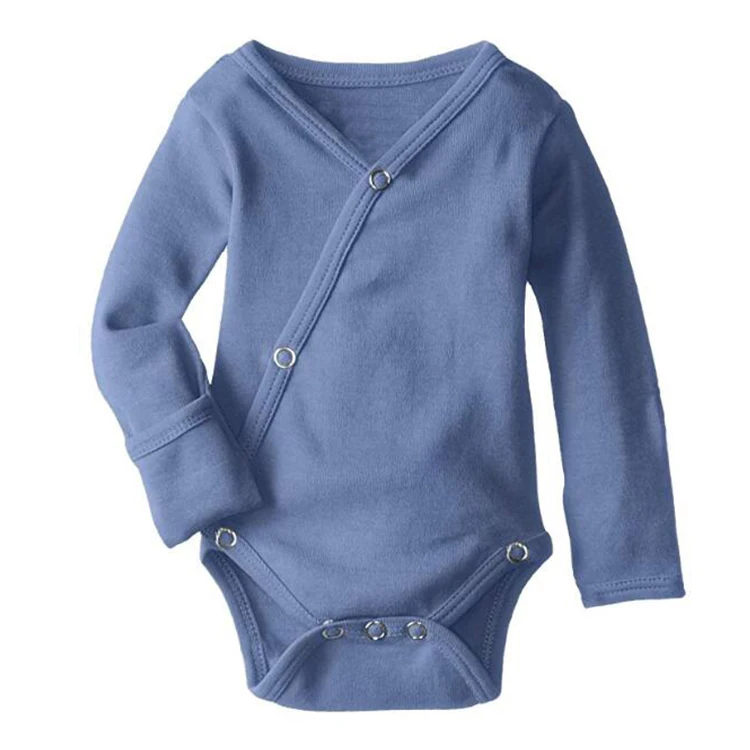 Одежда для новорожденных; Одежда для малышей; Комбинезон из органического хлопка с длинным рукавом однотонные носки подходящие для детей обоих полов, цвет боди для малышей, для младенцев и детей ясельного возраста