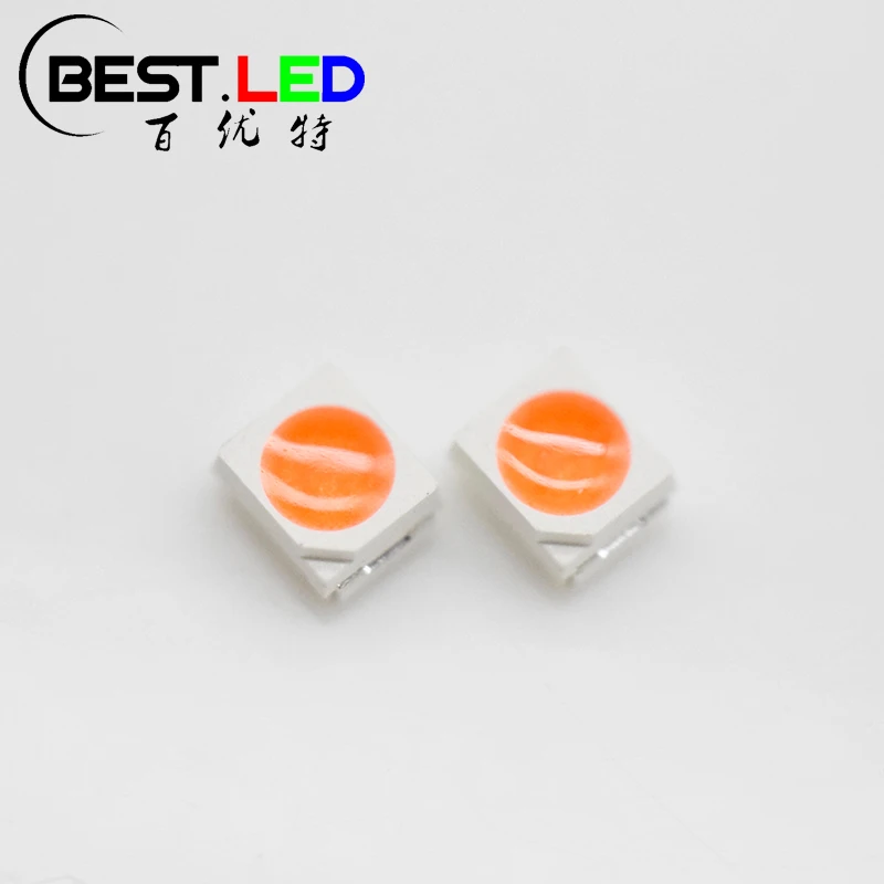 High Intensity Phosphor Covered 3528 Pink LED Emitters PLCC-2 PC Pink SMD LED 3528 SMT for LED Light Project