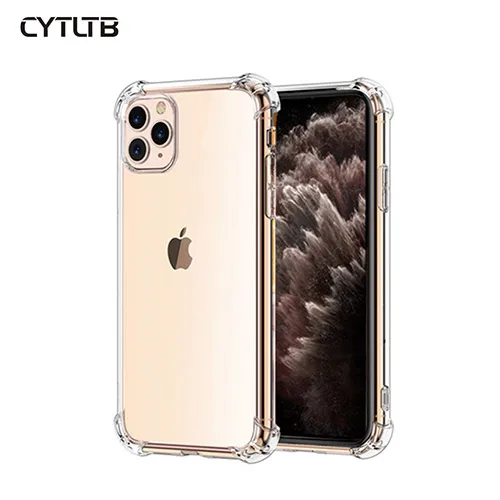 CYTLTB 1.5mm Clear Protective Cover For iPhone 11 Case, Transparent TPU Mobile Phone Case Cell Phone Case For iPhone iPhone Case