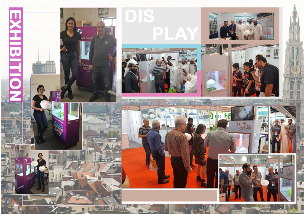 Различные новые профессиональные электрические автоматические машины для производства хлопковых конфет с роботом