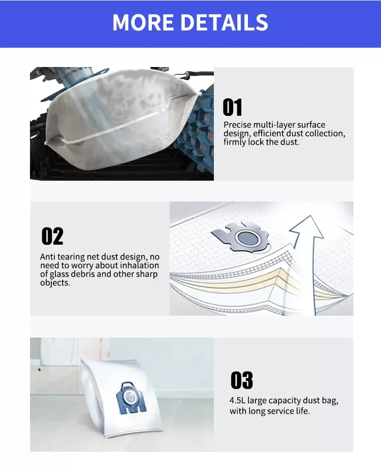 Vacuum Cleaners and Dust Filter Bags Fit for Miele Series Vacuum Cleaner Bags