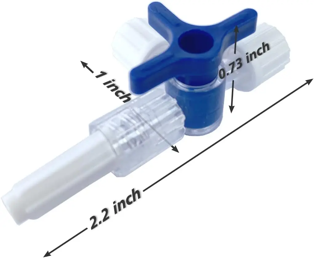 Threeway Stopcock with or Without Extension Tube Connector