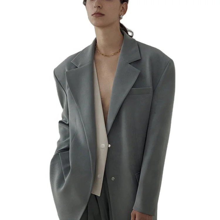Suit Jacket For Women Spring And Autumn2021new Design Sense Elegant Slim Fit Niche Fake Two-piece Casual High-grade Suit