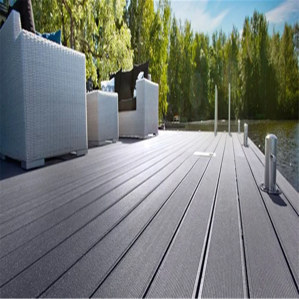 Composite Hollow Grooving Outdoor Decking Composite WPC Floating Decking