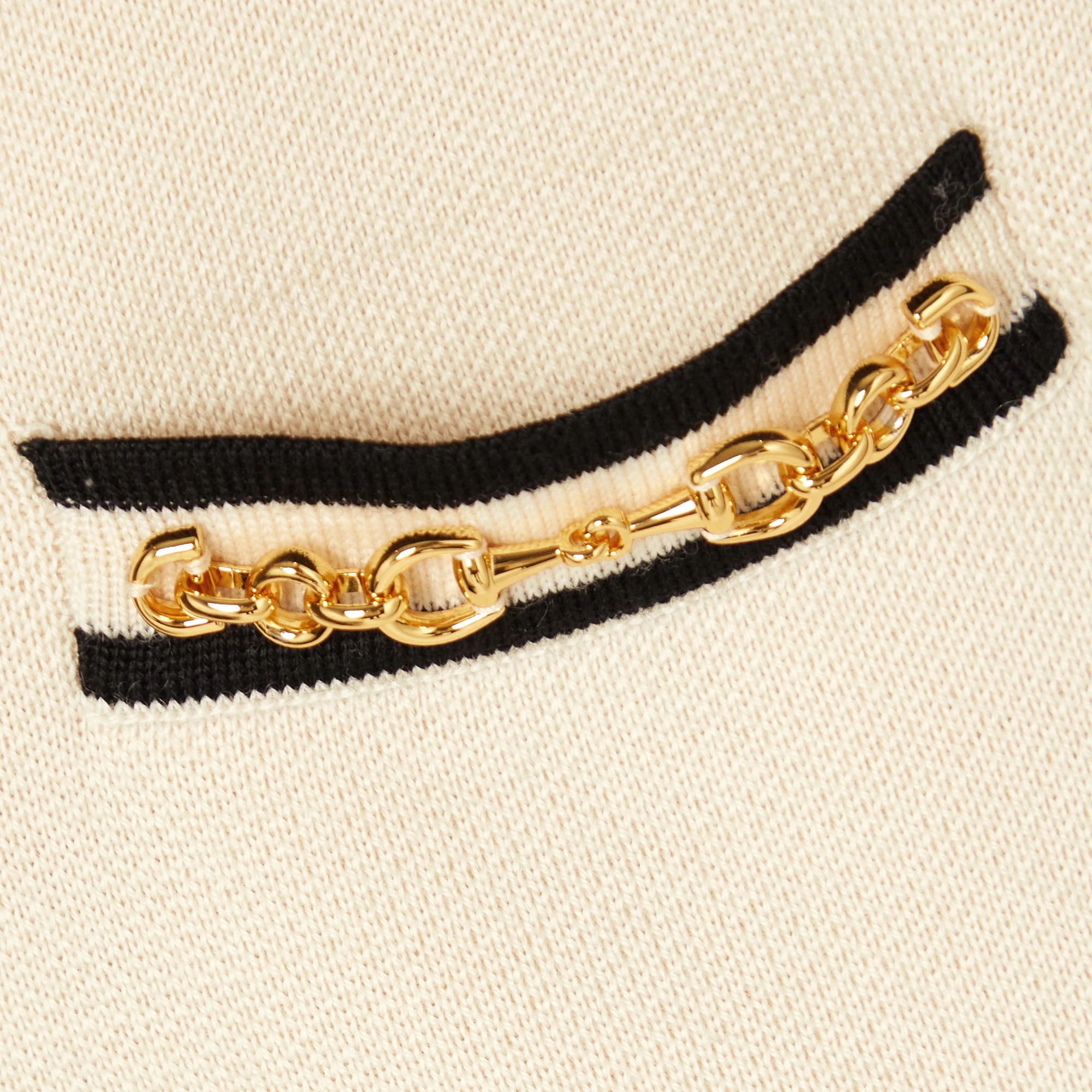 Custom summer short sleeve pocket stripe trim nautical style wool knitted polo shirt women