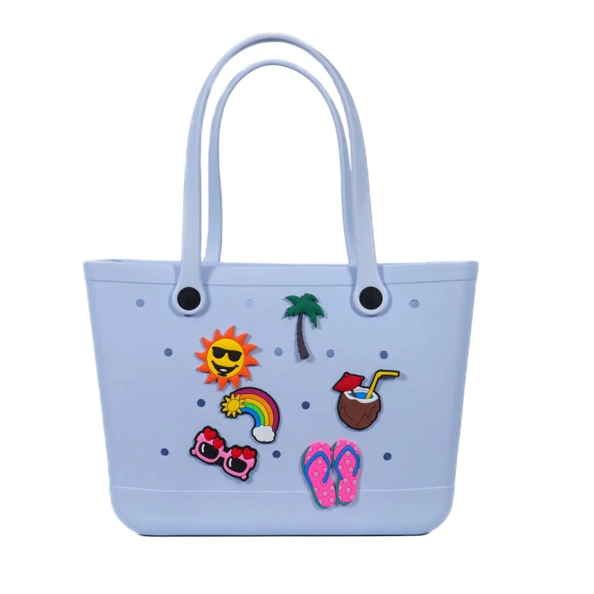 Rubber Beach Bag Accessories Charms Travel Accessories Traveling Accessories Oversize M O M Bag Charms