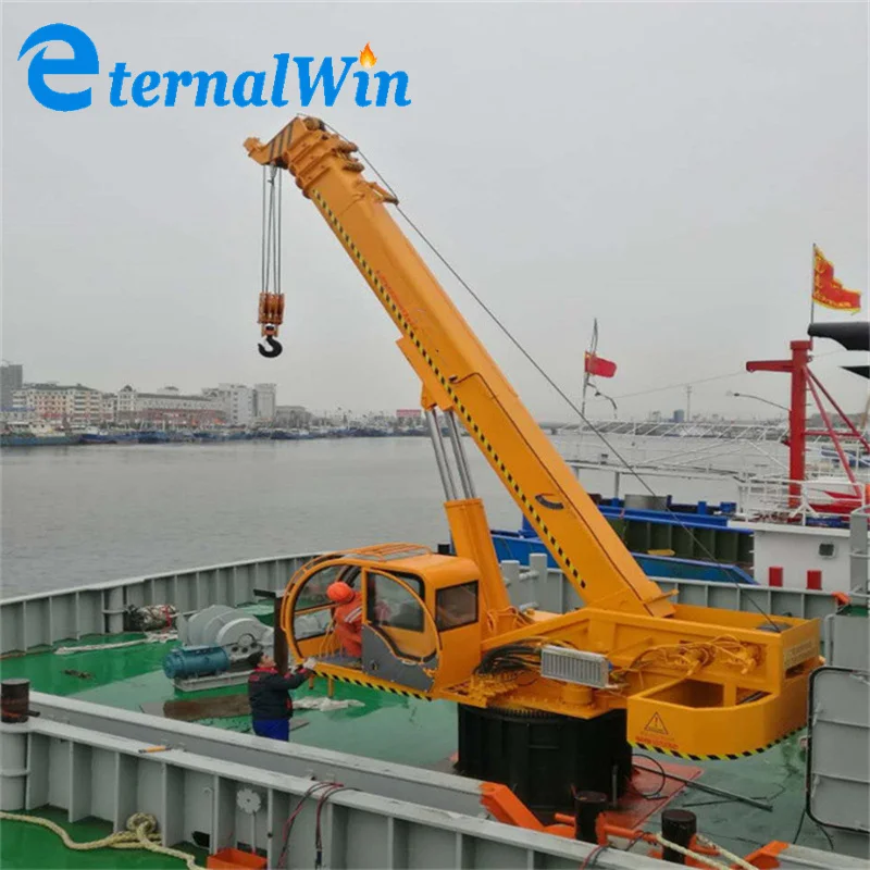 High Quality Wholesale Marine Deck pr Trick Crane 8 Tons