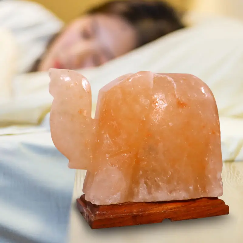 Natural red pink heart shaped himalayan natural crystal rock salt lamp Complete Package Electric Cord and Bulb Organic Material