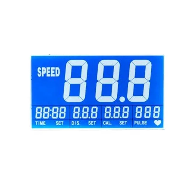 Custom Made Lcd 7 Segment Display Monochrome Digit Lcd Display Module