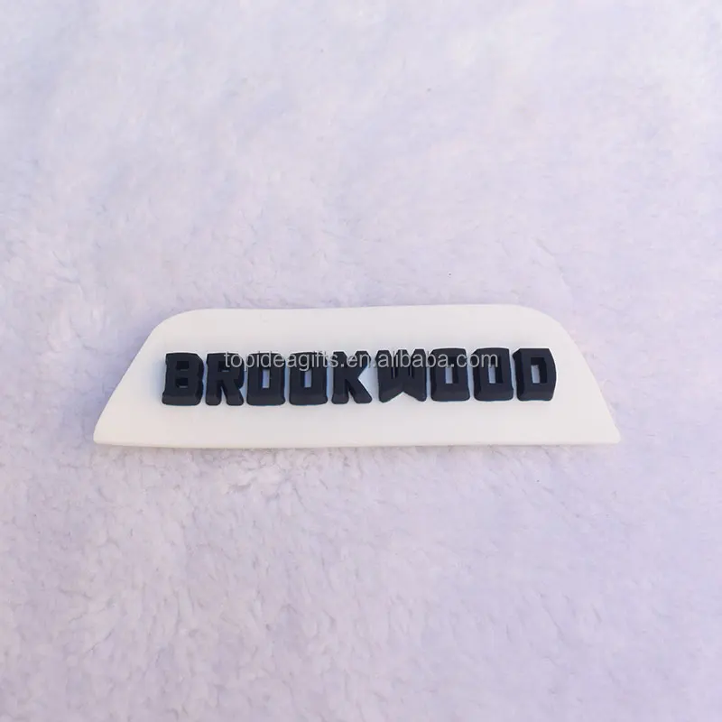 3D Design PVC Decals Manufacturer Customized Logo Rubber PVC Adhesive Patch Bumpers For USA Teams