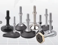 Free sample  M6 M8 M10 M12 M14 M16 M20 M24 Pp Nylon Rubber Steel Foot Adjustable Leveling Foot Leveler Machine Feet