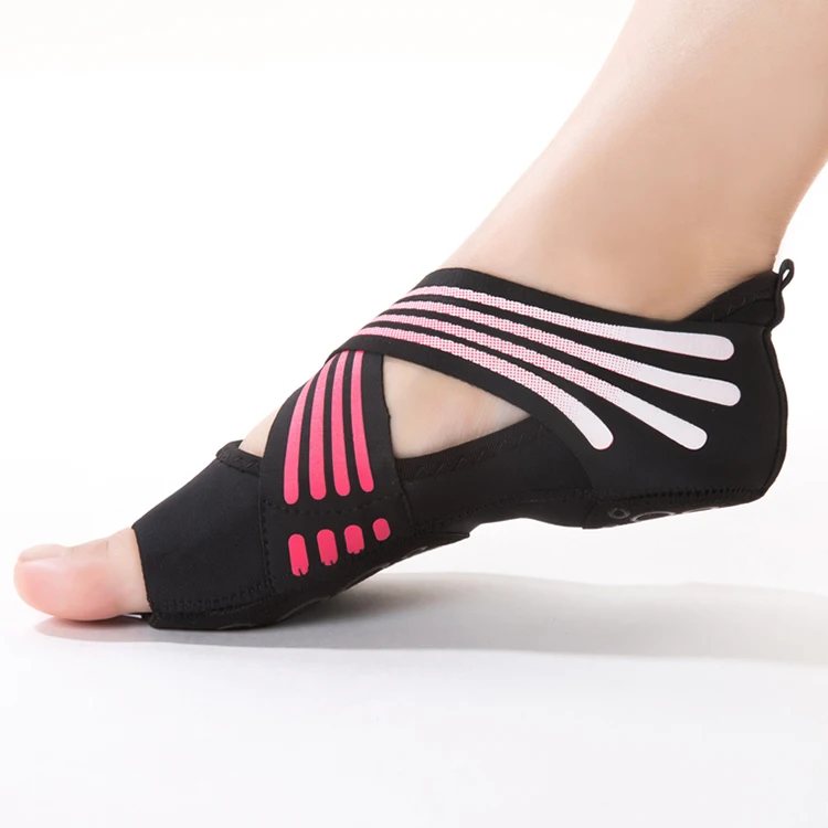 Oyoga Custom Fitness Eco Friendly Organic Anti Skid Slip Women Black Training Pilates Yoga