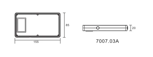 CE Driver Built in IP44 Touch Sensor Switch For Anti-fog Bathroom Mirror LED Light