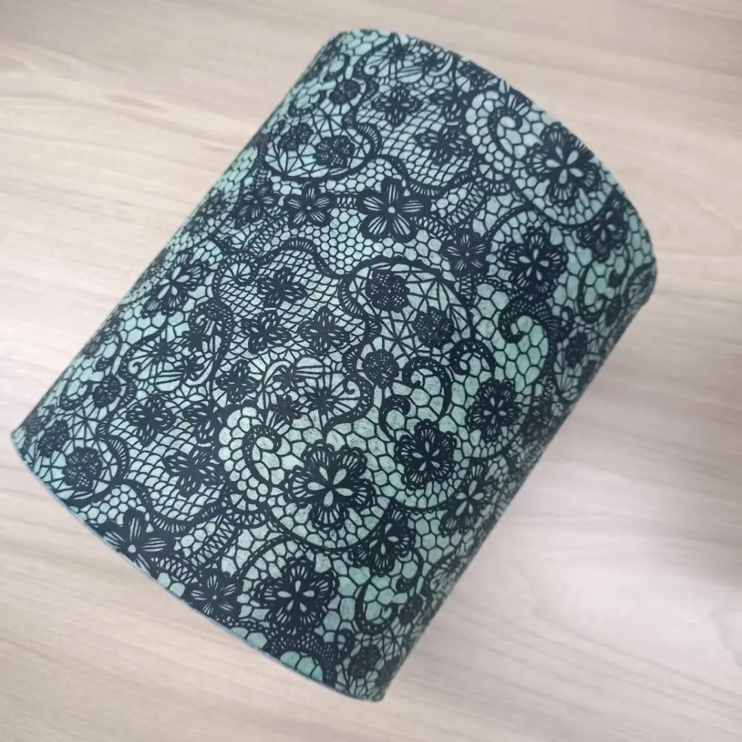 China Custom Pattern PP Spunbond Nonwoven Fabric 100%Polypropylene Mask Non Woven Fabric Rolls Manufacturer