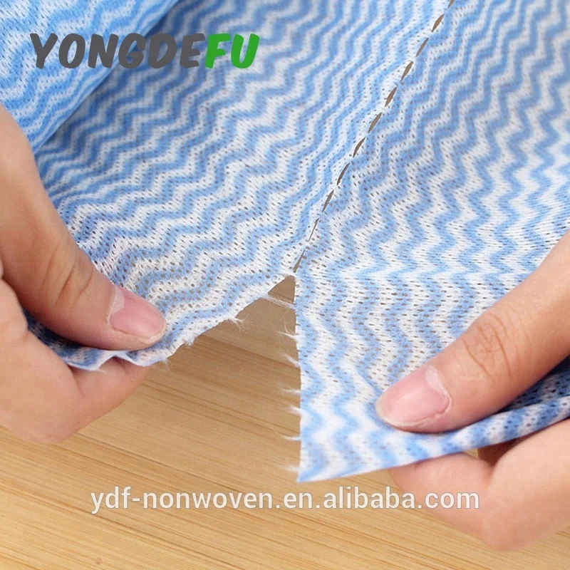 Factory super absorbent heavy duty spunlace non woven wipe perforated roll