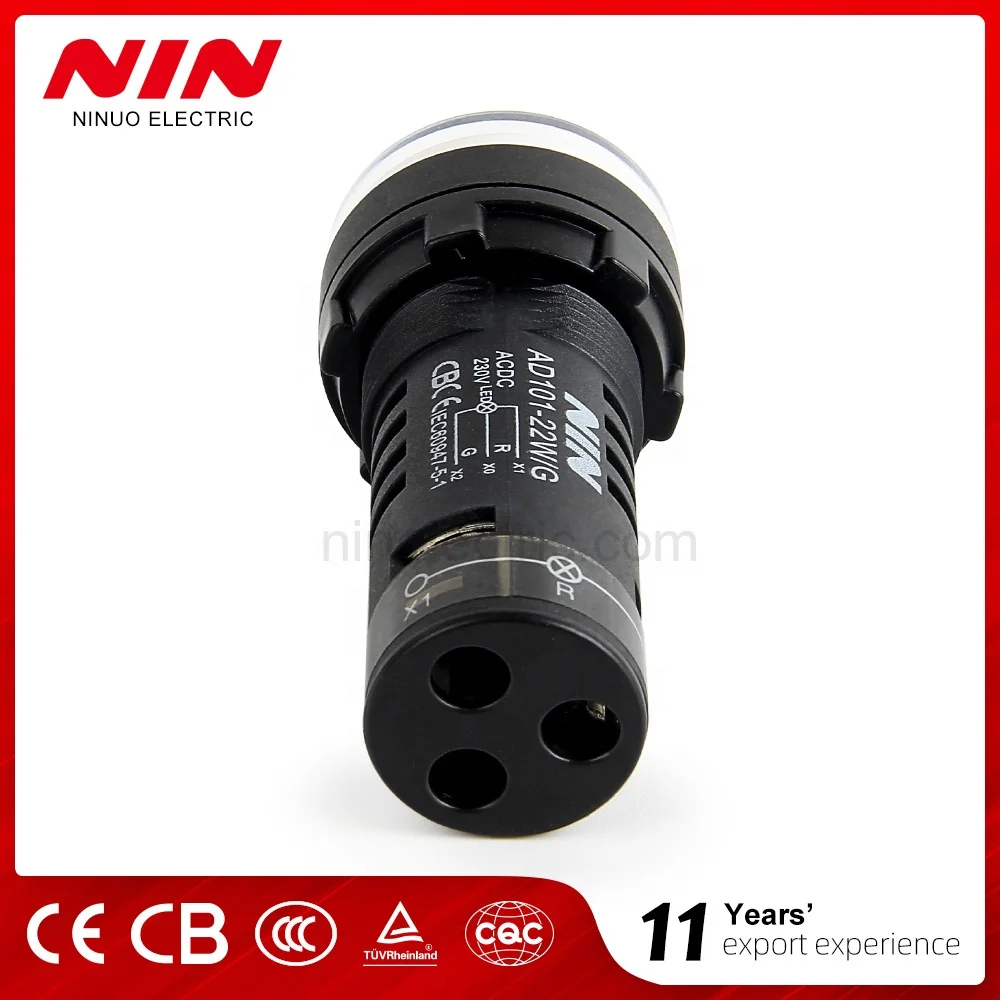  Мини-индикатор Nin 16-22 Вт/г пластиковый световой индикатор СВЕТОДИОДНЫЙ
