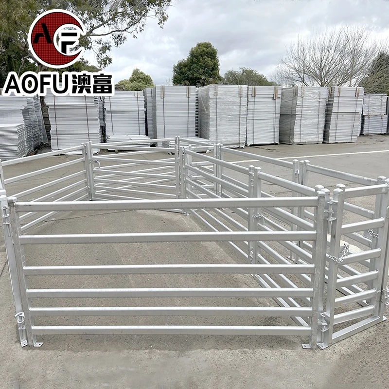 Welded Hot Dipped Galvanized Fence Cattle Panel livestock goat/cattle/horse corral fence panel for pasture farm