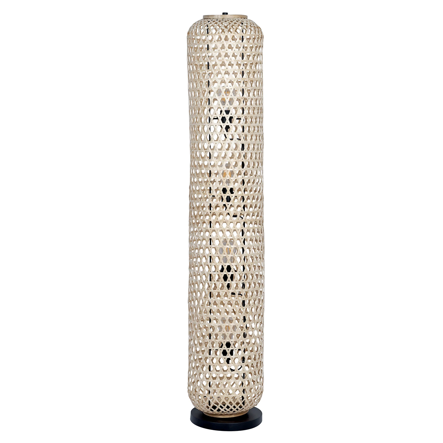 Modern standing corner lamps warm light bamboo vertical vintage sofa home decor E26/E27 floor lamp home