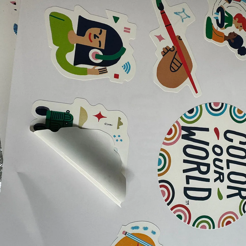 Reusable window decal custom vinyl Static Cling Decal Sticker Removable Glass Stickers Electrostatic Vinyl Sticker