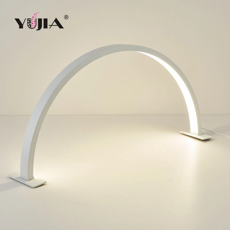 New arrive Design Arc Eyelash LED Light desktop Half Moon Lamp For Nail Table Half Moon Light Beauty Lamp