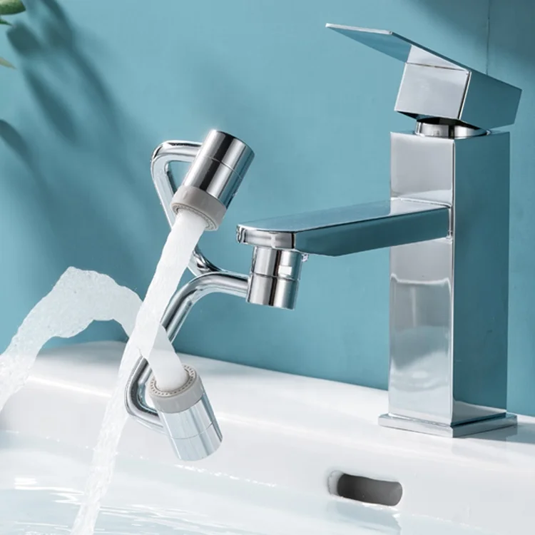 Rotatable Multifunctional Extension Faucet Aerator 1080 Degree Swivel Robotic Arm Water Filter Sink Water Tap Sink Fit Robinet