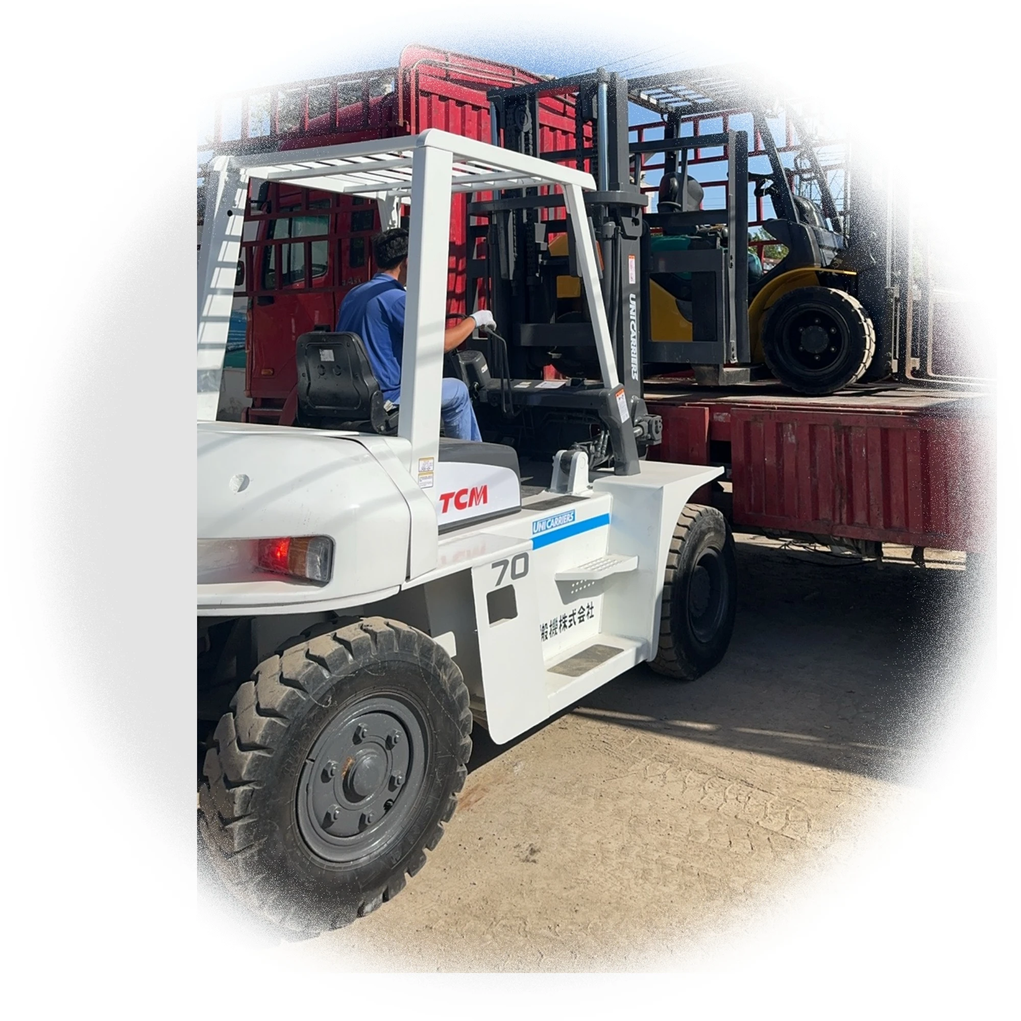 Low Price TCM FD70 Used Forklift 7Ton Forklift 7Ton Diesel Forklift Price