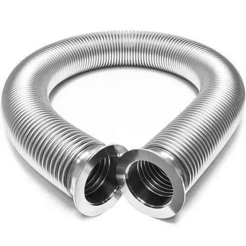 KF ISO series Highly Flexible Vacuum Hose Stainless steel bellow hose
