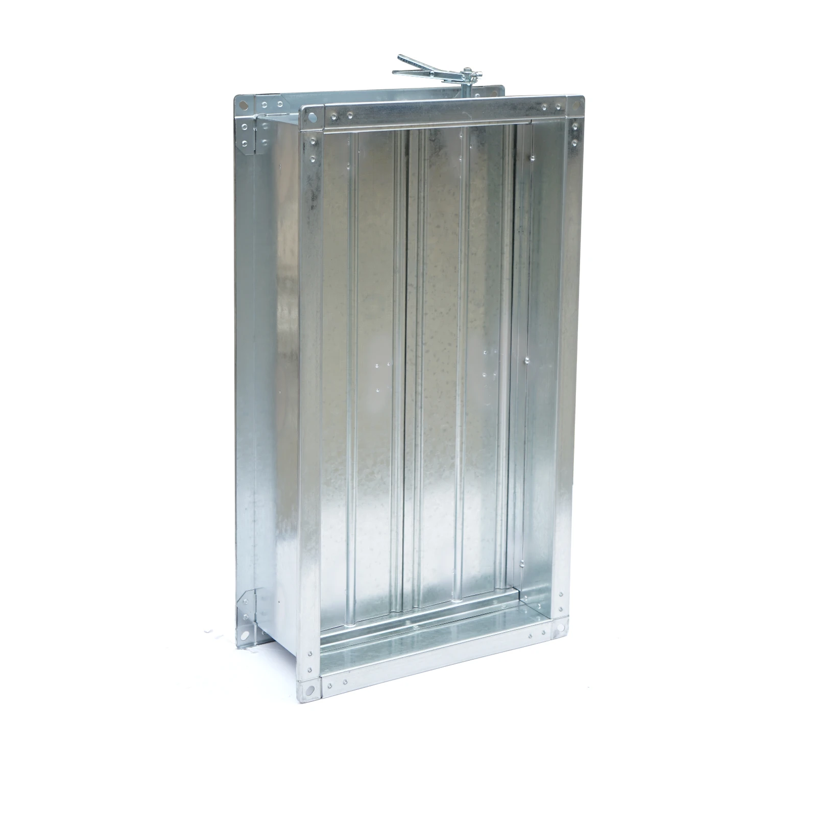 Square fire and smoke damper fire dampers with fusible links square motorized hvac fire-fighting damper