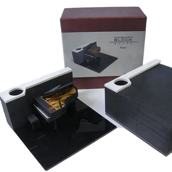 Креативные подарки, персонализируемые бумажные заметки, оптовая продажа, 3D палочки для записей, бумажные ремесла с красной коробкой, подарок