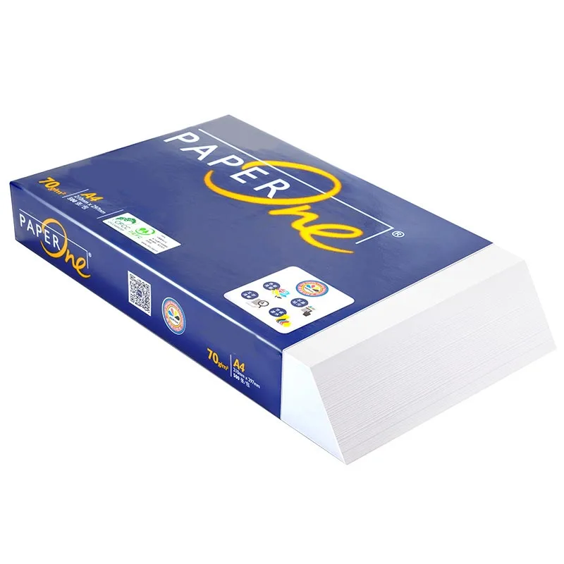 Wholesale office printer papers from china factory 70gsm 80gsm bond paper a4 ream paperone copy paper