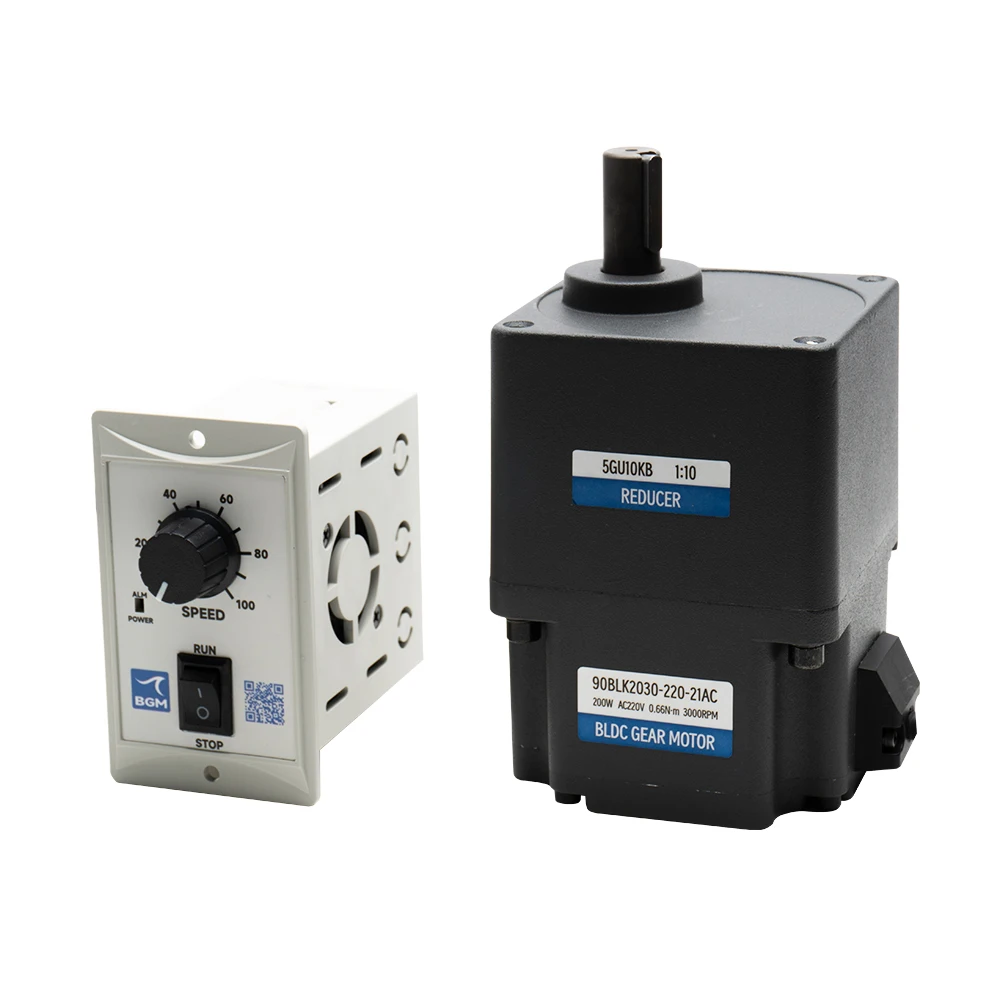 110/220V ac gear motor with speed controller, brushless geared hub motor, brushless motor gear box