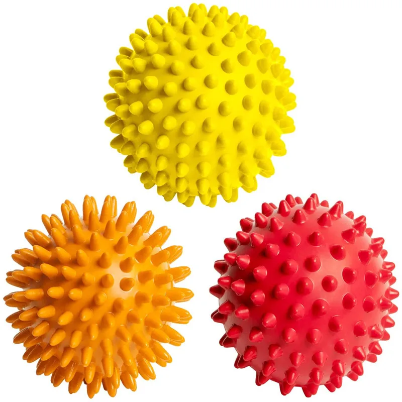 
Professional Massage Balls Foot Ball Foot Massager Spiky Roller for Deep Tissue Trigger Point 9cm small ball 