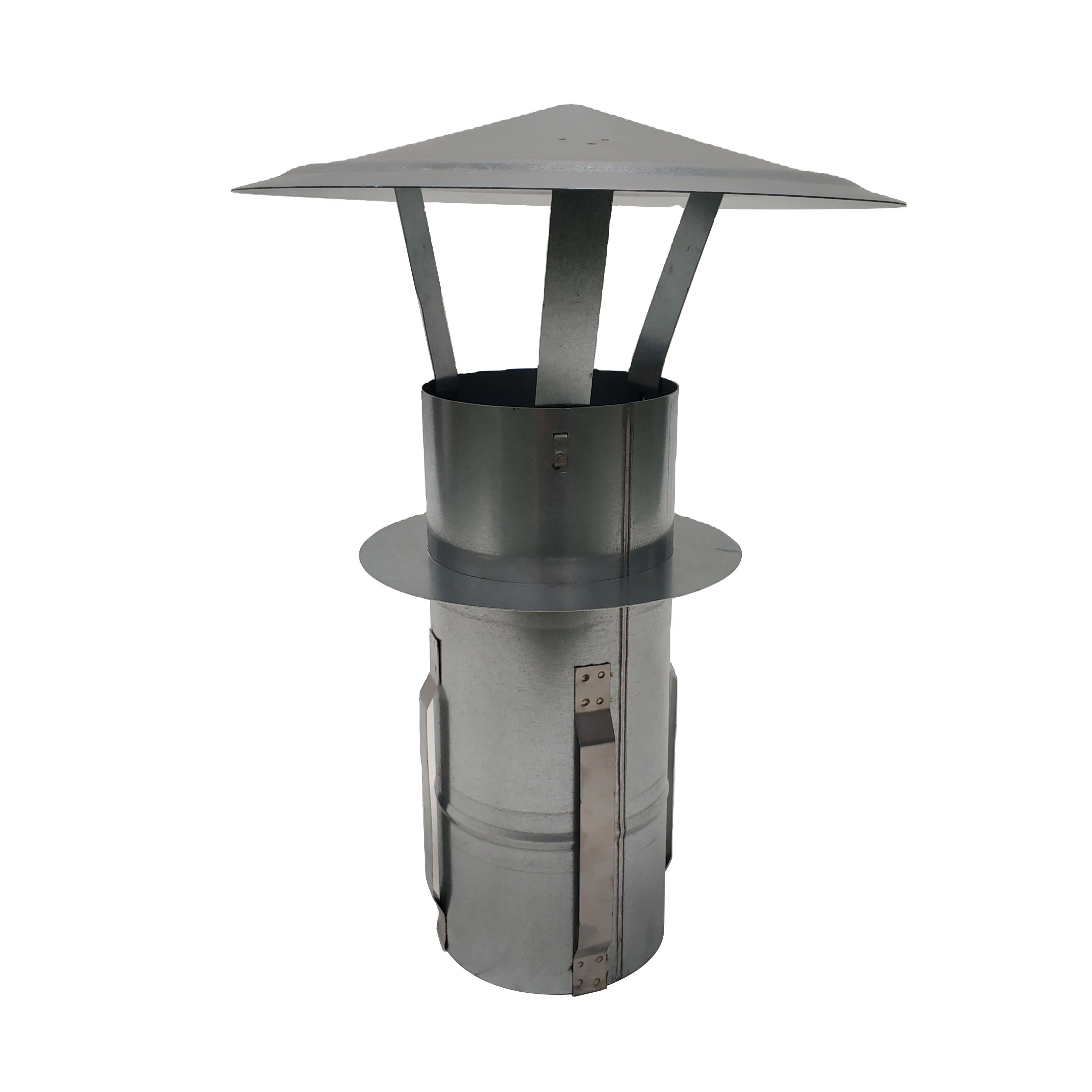 Vertical Terminal Rain Cap Chimney Cowl Galvanized Chimney Flue Cover