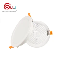 High Quality Guzhen Manufacturer Professional Supply  Classroom Indoor Super Bright 6watt 12watt 18watt 24watt Led Flush Recesse