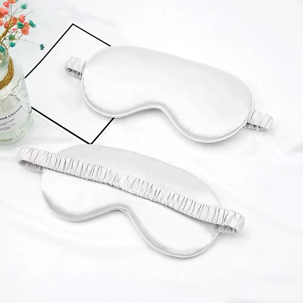 Unisex Super Smooth Blindfold Silk Satin Sleeping Eye Mask with Elastic Strap
