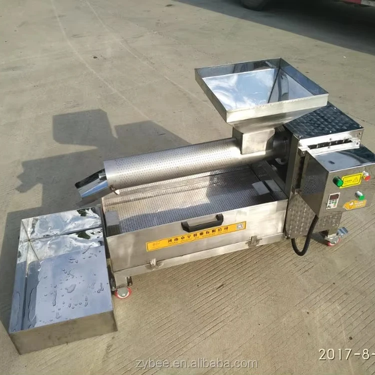 Automatic Stainless Steel Beeswax Presser / Honey Press Machine