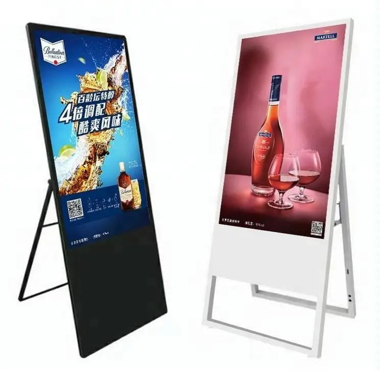 Outdoor LED screen sign digital sign advertisement of portable advertising machine