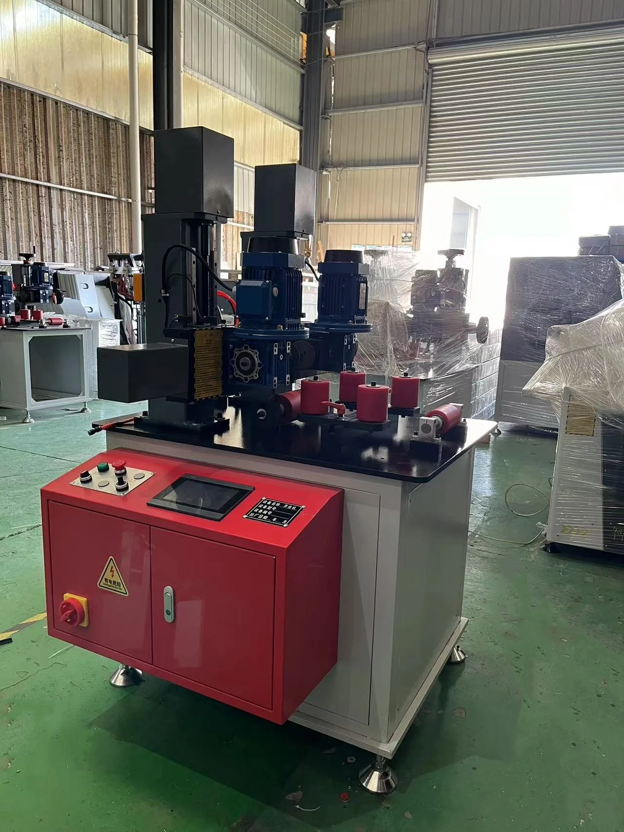 New Aluminum Profile Knurling Knife for Windows Doors Thermal Break Crimping Rolling Machine PVC UPVC PLC Motor Core Components