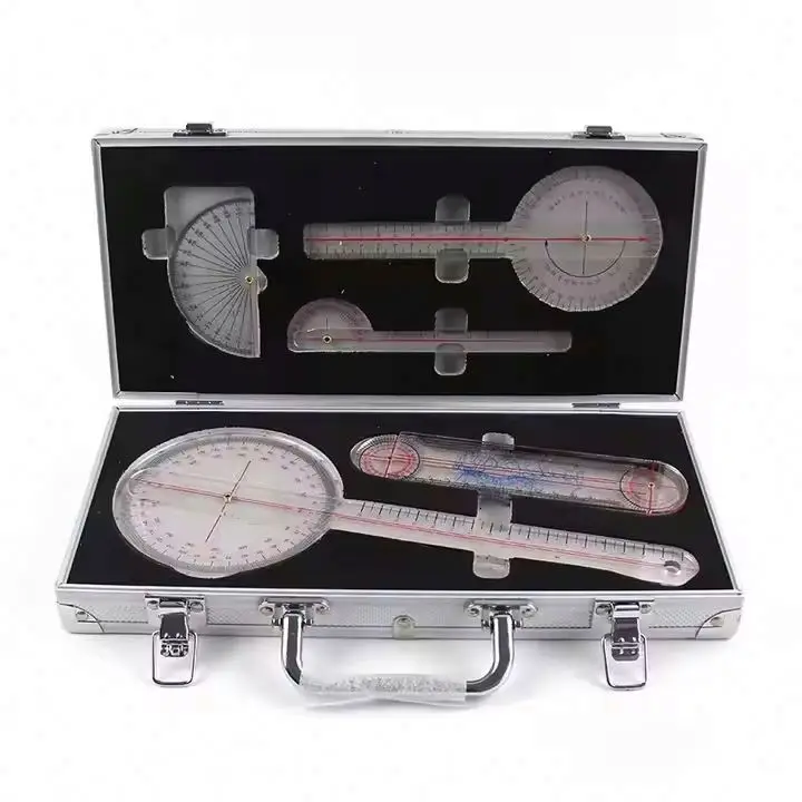 EU-JDC Body Building PVC Protractor Medical Goniometer Angle Ruler for Joint Bend Measure Fitness Equipment