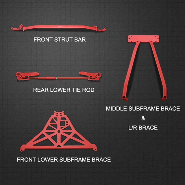 Chassis Engine Front Tower Strut Bar for BMW F30 F35 12-19 Suspension Strut Brace Kits