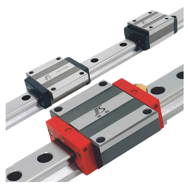 Cnc Machine Parts Linear Motion Guideways With Guide Rails Square Blocks